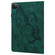 iPad Pro 13 2024 Big Butterfly Embossed Leather Tablet Case - Green