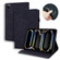 iPad Pro 13 2024 Calf Texture Embossed Leather Tablet Case - Black