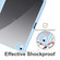 iPad Air 11 2024 Acrylic 3-folding Smart Leather Tablet Case - Sky Blue