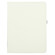 iPad Air 11 2024 Litchi Texture Solid Color Leather Tablet Case - White