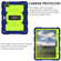 iPad Air 11 2024 Silicone Hybrid PC Shockproof Tablet Case with Shoulder Strap - Tibetan Turquoise