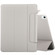 iPad Air 13 2024 Double-sided Clip Fixed Buckle Magnetic PU Leather Smart Tablet Case - Grey