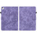 iPad Air 13 2024 Embossed Tiger Pattern Leather Tablet Case - Purple