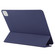iPad Air 13 2024 / Pro 12.9 2020 Non-buckle Double-sided Magnetic Flip Leather Tablet Case With Holder & Sleep / Wake-up Function - Dark Blue