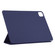 iPad Air 13 2024 / Pro 12.9 2020 Non-buckle Double-sided Magnetic Flip Leather Tablet Case With Holder & Sleep / Wake-up Function - Dark Blue
