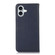 iPhone 16 KHAZNEH Nappa Top Layer Cowhide Leather Phone Case - Blue iPhone 16 KHAZNEH Nappa Top Layer Cowhide Leather Phone Case - Blue
