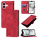 iPhone 16 Skin-feel Embossed Leather Phone Case - Red