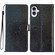 iPhone 16 Glitter Powder Flip Leather Phone Case - Black