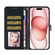 iPhone 16 Glitter Powder Flip Leather Phone Case - Black