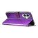 iPhone 16 Glitter Powder Flip Leather Phone Case - Purple