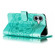 iPhone 16 Mandala Embossing Pattern Horizontal Flip Leather Phone Case - Green