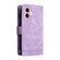 iPhone 16 Skin Feel Multi-Card Wallet Zipper Leather Phone Case - Purple