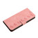 iPhone 16 Seven Butterflies Embossed Leather Phone Case - Pink