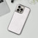 iPhone 16 Electroplated Side PU Hybrid TPU MagSafe Phone Case - White