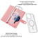 iPhone 16 ViLi GHB-C Series RFID MagSafe Magnetic Flip Leather Phone Case - Pink