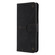 iPhone 16 Nail Skin Feel Stitching Calf Texture Leather Phone Case - Black