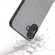 iPhone 16 Diamond Black Frame Phone Case - Jewel Silver