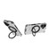 iPhone 16 Grating 360 Degree Rotating Holder Shockproof Phone Case - Transparent