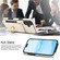 iPhone 16 Elastic Card Bag Ring Holder Phone Case - White