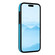 iPhone 16 Double Buckle Butterfly Embossing PU Phone Case - Blue iPhone 16 Double Buckle Butterfly Embossing PU Phone Case - Blue