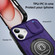 iPhone 16 Sliding Camshield TPU Hybrid PC Magnetic Holder Phone Case - Purple
