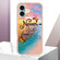 iPhone 16 Electroplating Pattern IMD TPU Shockproof Case - Dream Chasing Butterfly