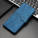 iPhone 16 Triangle Solid Color Leather Phone Case - Blue