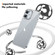 iPhone 16 Ice Feel HD Transparent PC Full Coverage Phone Case - Silver