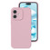 iPhone 16 Precise Hole Liquid Silicone Jelly Color Full Coverage Phone Case - Sand Pink