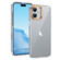 iPhone 16 Ice Feel HD Transparent PC Full Coverage Phone Case - Orange