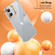 iPhone 16 Ice Feel HD Transparent PC Full Coverage Phone Case - Orange
