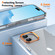 iPhone 16 Ice Feel HD Transparent PC Full Coverage Phone Case - Orange