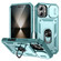 iPhone 16 Sliding Camshield TPU + PC Phone Case with Holder - Green