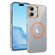 iPhone 16 Ice Feel HD Transparent MagSafe PC Full Coverage Phone Case - Orange
