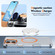 iPhone 16 Ice Feel HD Transparent MagSafe PC Full Coverage Phone Case - Orange
