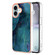 iPhone 16 Electroplating Marble Dual-side IMD Phone Case - Green 017