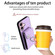 iPhone 16 Organ Card Bag Ring Holder Phone Case - Purple