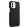 iPhone 16 Stitching Cloth PU Shockproof Phone Case - Black