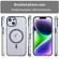 iPhone 16 MagSafe Frosted Translucent TPU + PC Full Coverage Phone Case - Dark Blue