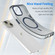 iPhone 16 MagSafe Frosted Translucent TPU + PC Full Coverage Phone Case - Dark Blue