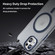 iPhone 16 MagSafe Frosted Translucent TPU + PC Full Coverage Phone Case - Dark Blue
