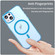 iPhone 16 MagSafe Frosted Translucent TPU + PC Full Coverage Phone Case - Blue
