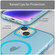 iPhone 16 MagSafe Frosted Translucent TPU + PC Full Coverage Phone Case - Blue