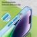 iPhone 16 MagSafe Frosted Translucent TPU + PC Full Coverage Phone Case - Blue