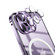 iPhone 16 Frosted MagSafe Magnetic Metal Phone Case - Purple