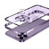 iPhone 16 Frosted MagSafe Magnetic Metal Phone Case - Purple