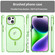 iPhone 16 MagSafe Frosted Translucent TPU + PC Full Coverage Phone Case - Green