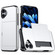 iPhone 16 Shockproof Armor Phone Case with Card Slot - Silver