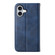 iPhone 16 Cubic Grid Calf Texture Magnetic Leather Phone Case - Blue