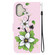iPhone 16 Crystal Texture Colored Drawing Leather Phone Case - Lily